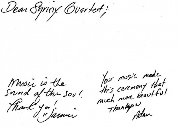 Janine-Adam-ThankYou Janine & Adam- Thank You