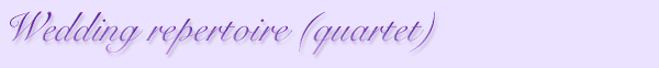 weddingrepertoirequartet